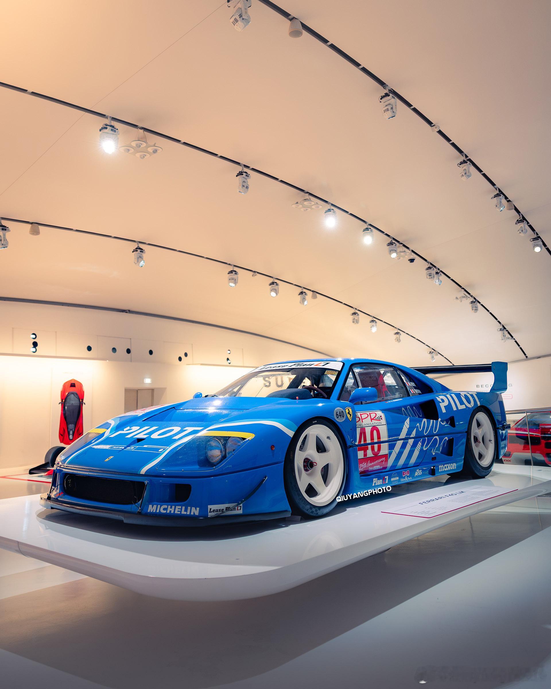 French Blu Ferrari F40 LM cars01豪车拍 编号：7
