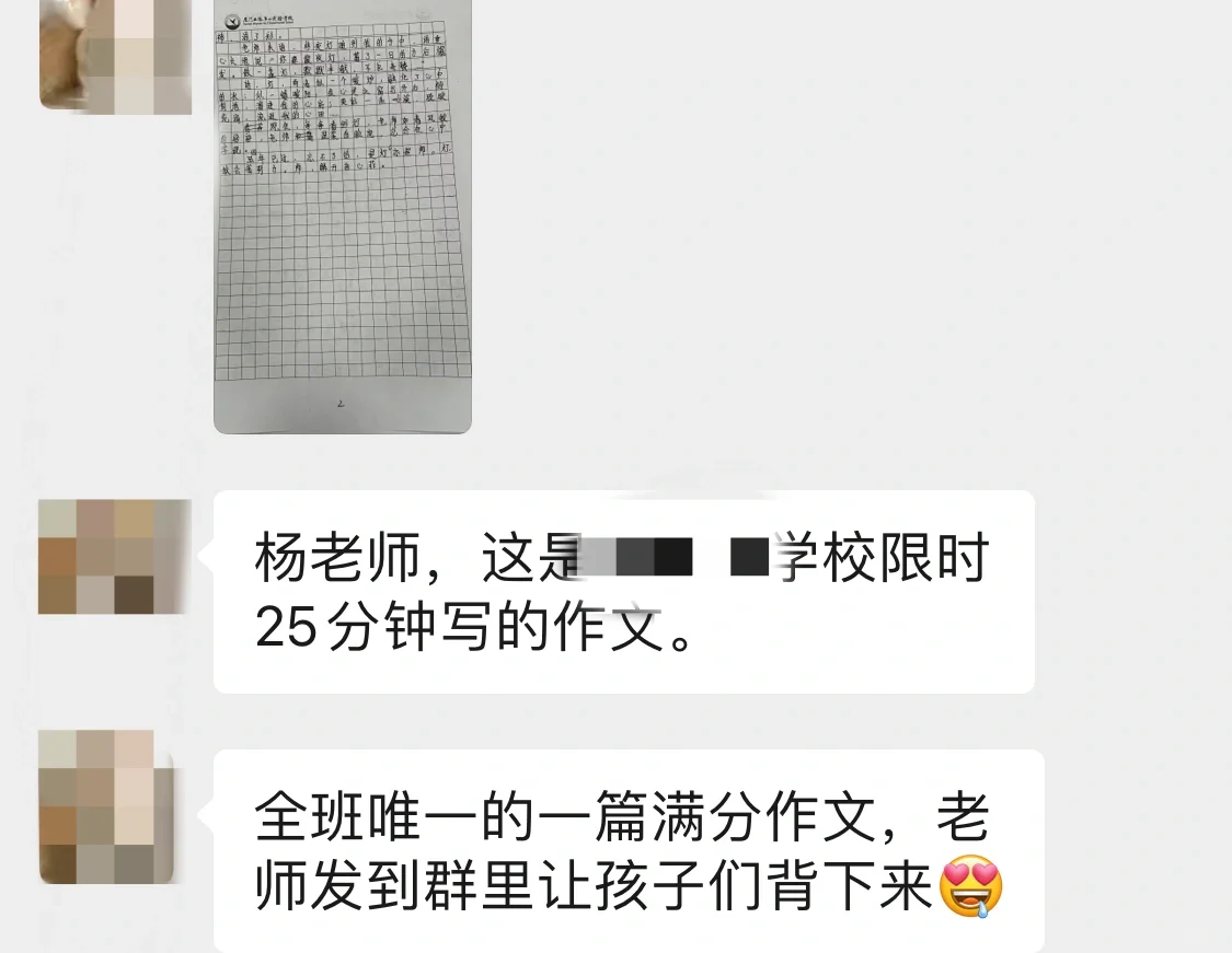 五年级厦门娃 限时25分钟作文 全班唯一满分