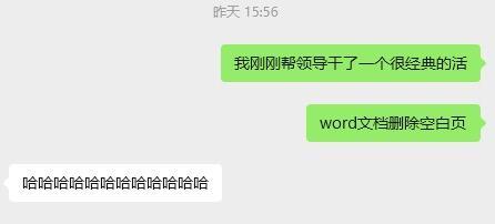 建议word删除空白页纳入义务教育…… ​​​