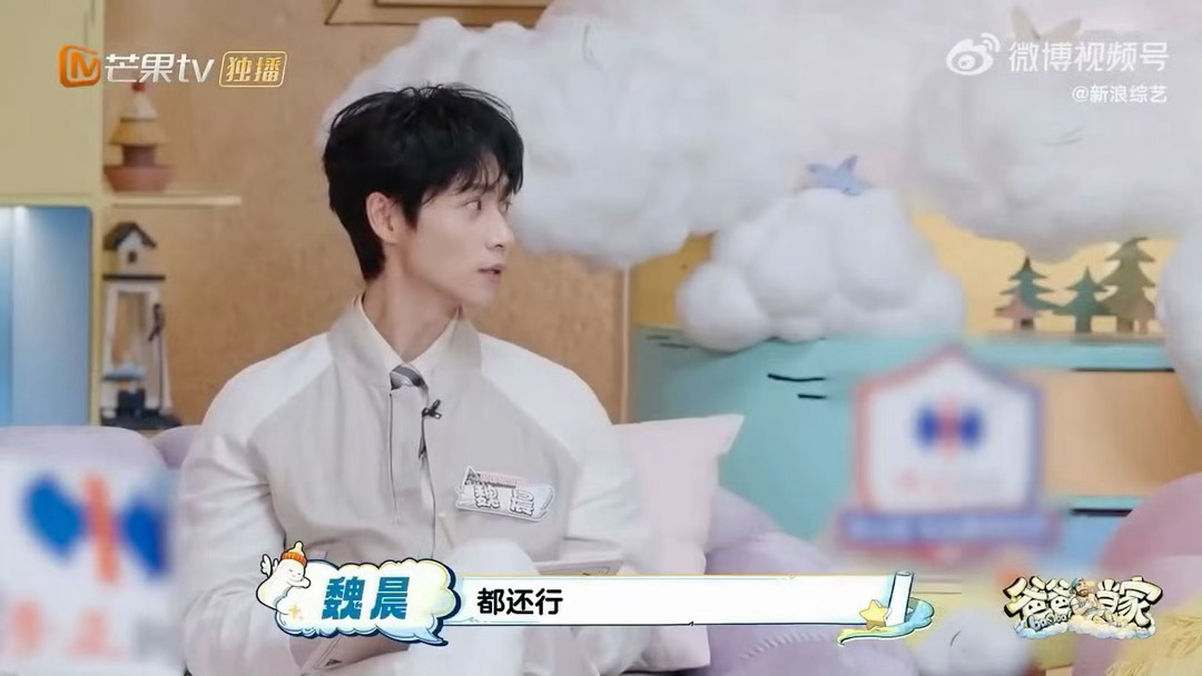 魏晨儿子两岁前都是爸爸理发 魏晨在《爸爸当家》里说自己和太太动手能力还行，虽然之