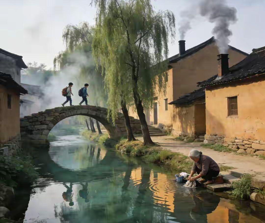 天净沙·爱的方向
黑夜难阻行途，
顺风寻觅情庐。
黎明爨烟处驻。
故乡归赴，
爱