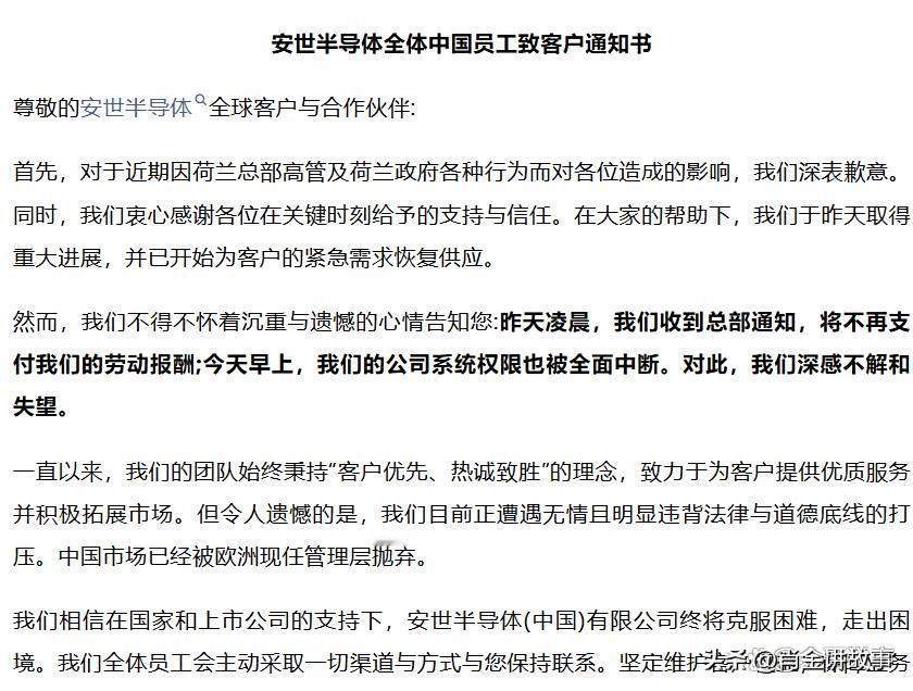“强盗”敲门：中国半导体如何破阵

荷兰午夜的一纸行政令，把安世半导体中国籍高管