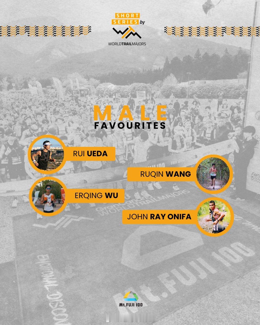 环富士山超级越野赛 Mt.FUJI100 把赵芬的照片搞错了，用了向付召的……富