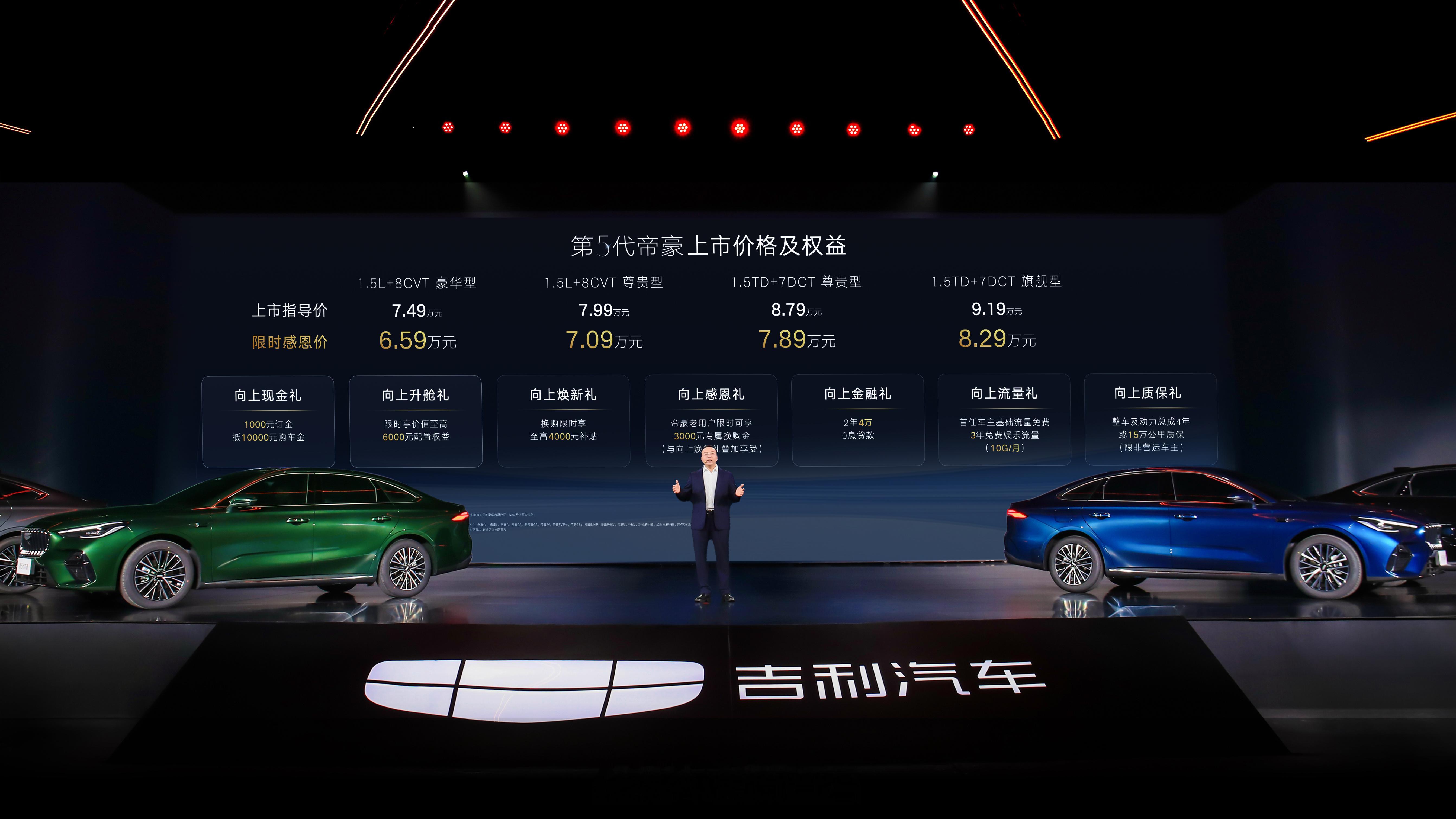 我真的要哭了第5代帝豪 限时感恩价6.59万元起这真的是感恩价了～ 