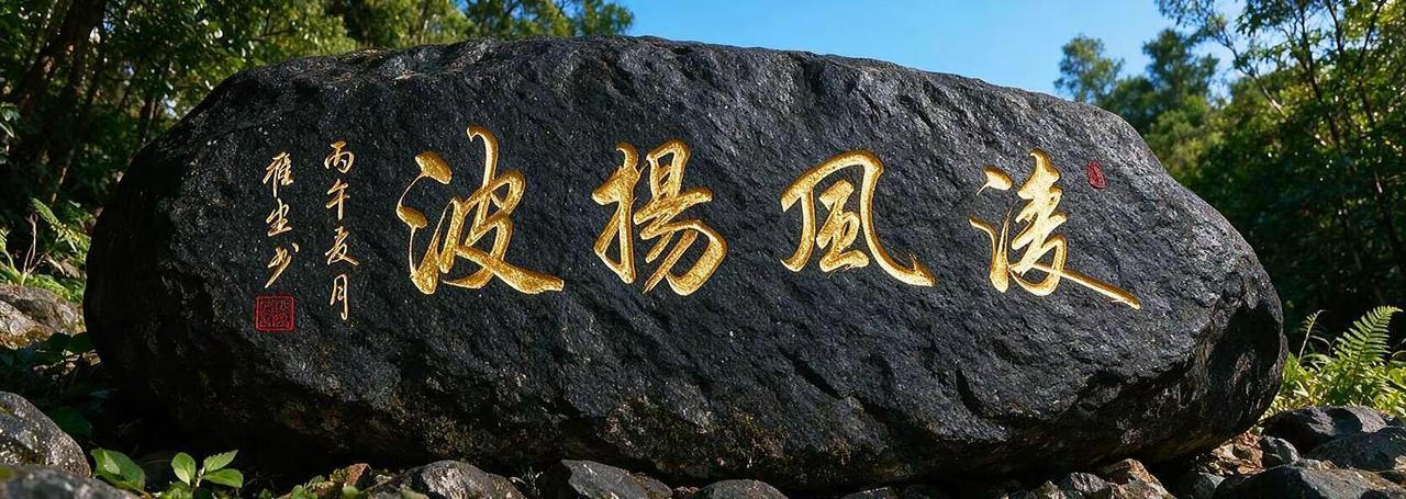 维安原创书法作品。AI金石篆金书法字
