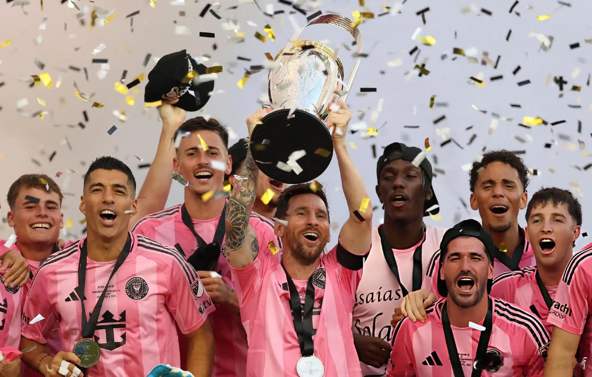 梅西带队夺冠！他是季后赛MVP！他让迈阿密国际从垫底到冠军！12月7日。迈阿密国