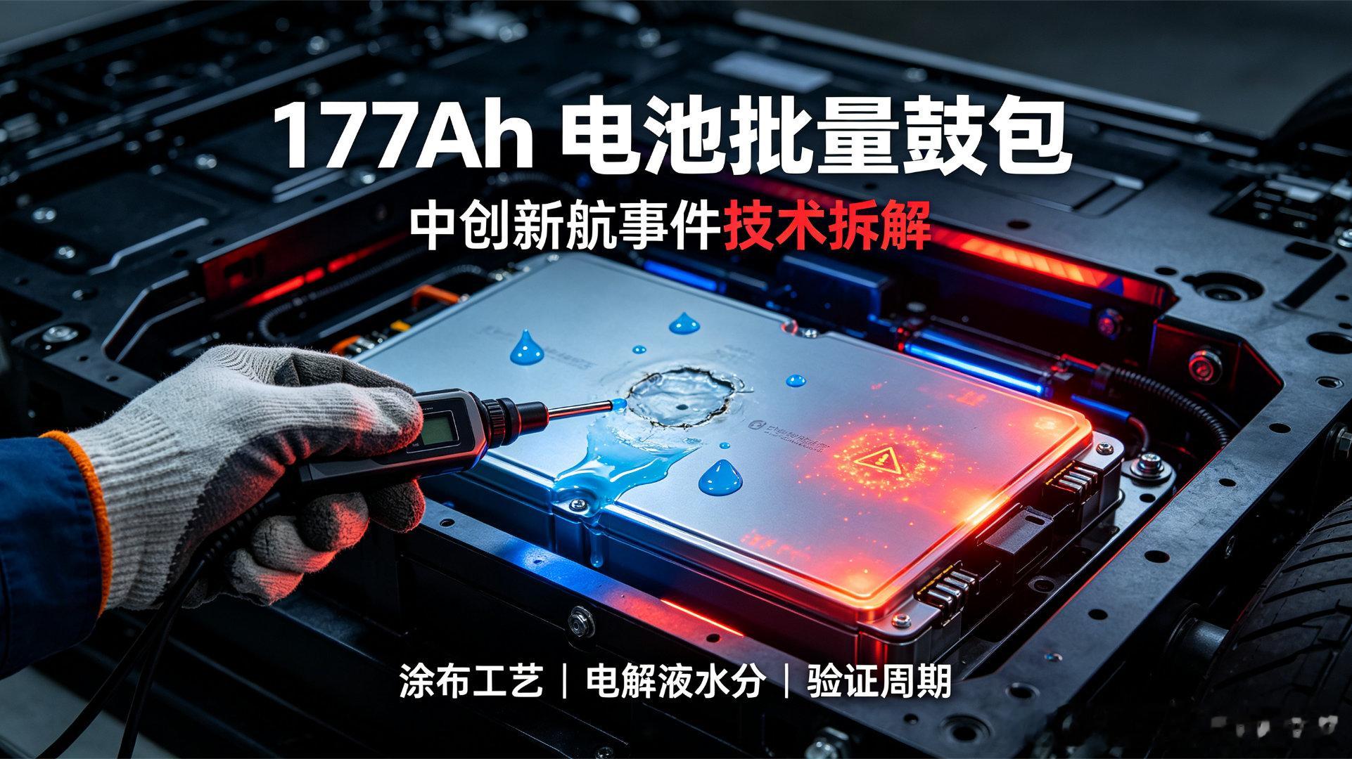 三电工程师深度解读：中创新航177Ah运营车电池批量爆雷  家用车不用担心？BY