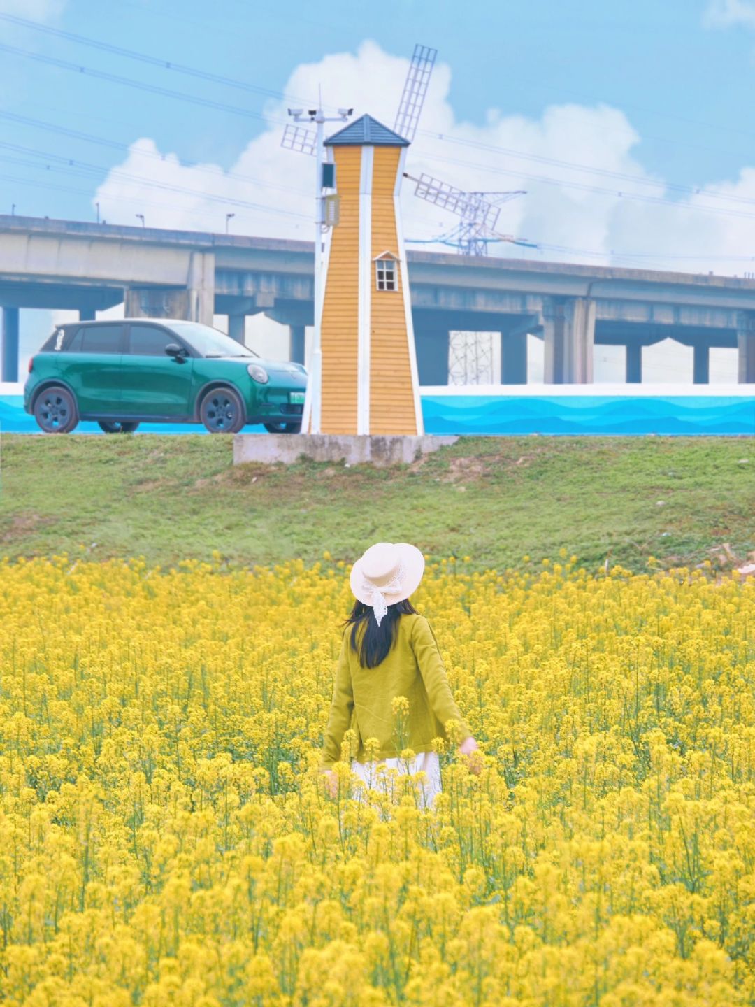 广州地铁直达的五彩油菜花海🌼简直美到离谱