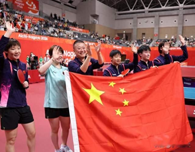 日本等了60年又落空！国乒女团3-0零封主场，六连冠稳如泰山