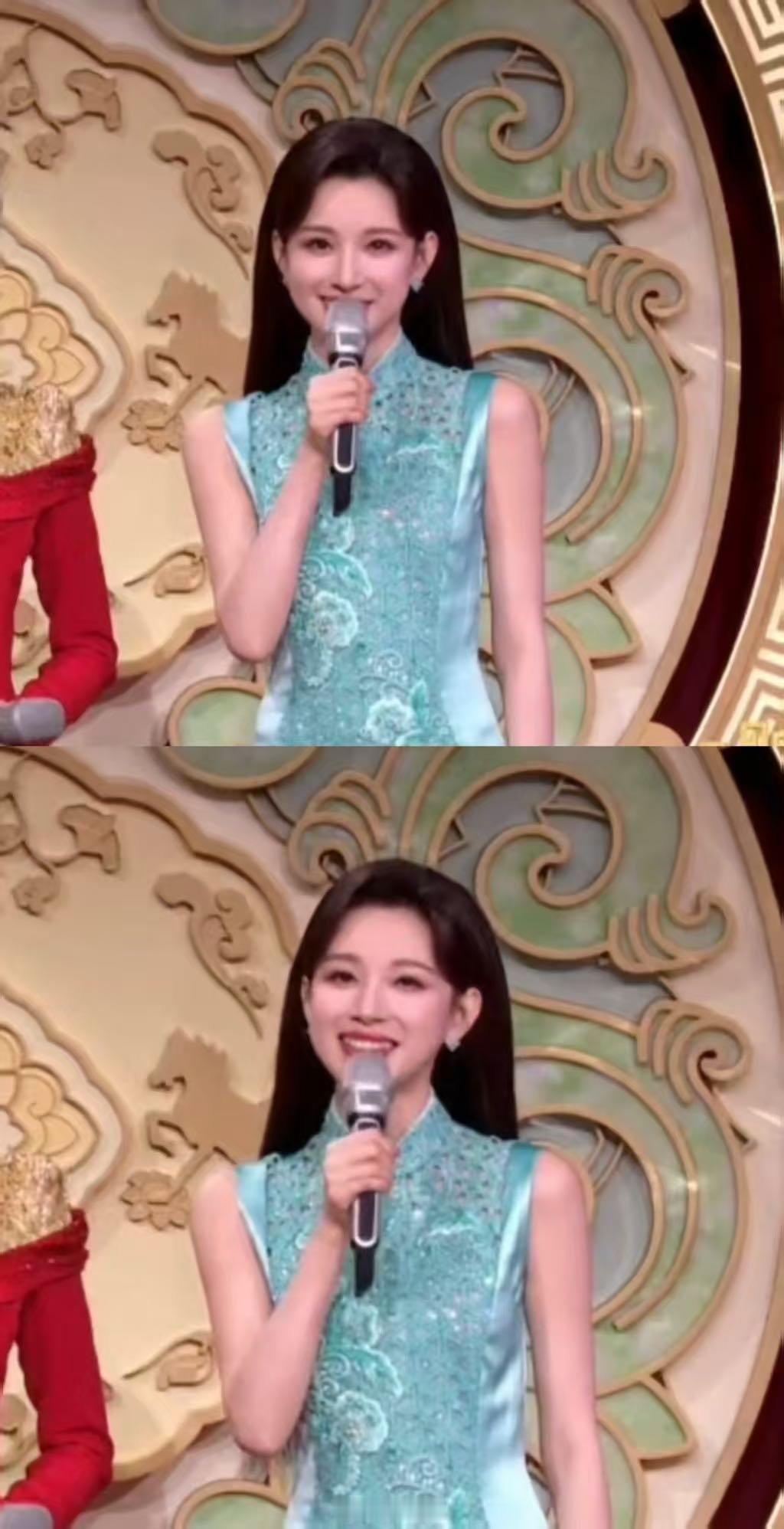 马凡舒还是那么美每年蹲马凡舒的春晚造型像拆盲盒，今年也没让人失望。骨子里的自信落