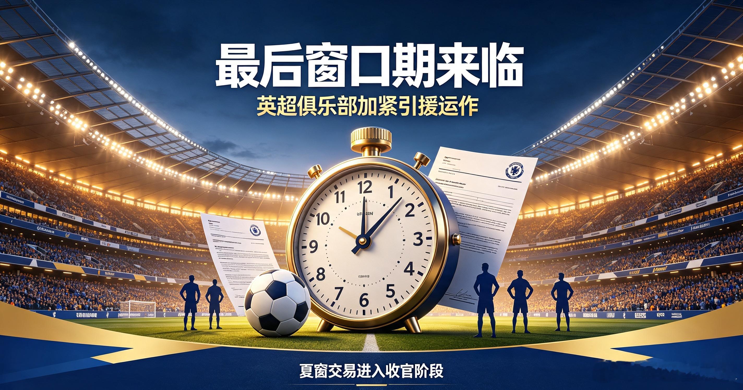 英超夏窗引援热度居高不下，多家俱乐部仍在推进引援谈判，距离转会窗关闭仅剩最后窗口