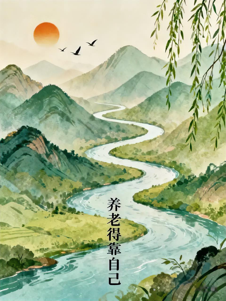 现在这社会，养老真得靠自己。好多人总觉得养儿能防老，年轻时拼命赚钱养孩子，社保随