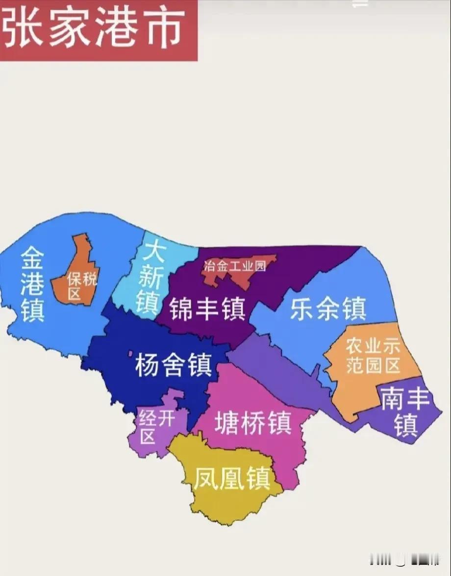 我国经济第三县——张家港市
可以看出县域里面有保税区、示范园区、工业园区、经开区