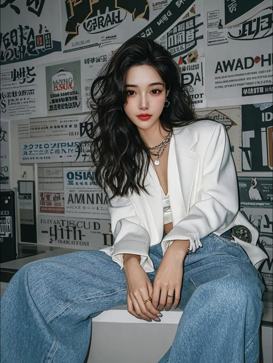 海报视频真带感，自动话题添亮点。 蓬松佳人入眼帘，风采迷人超惊艳。 A...