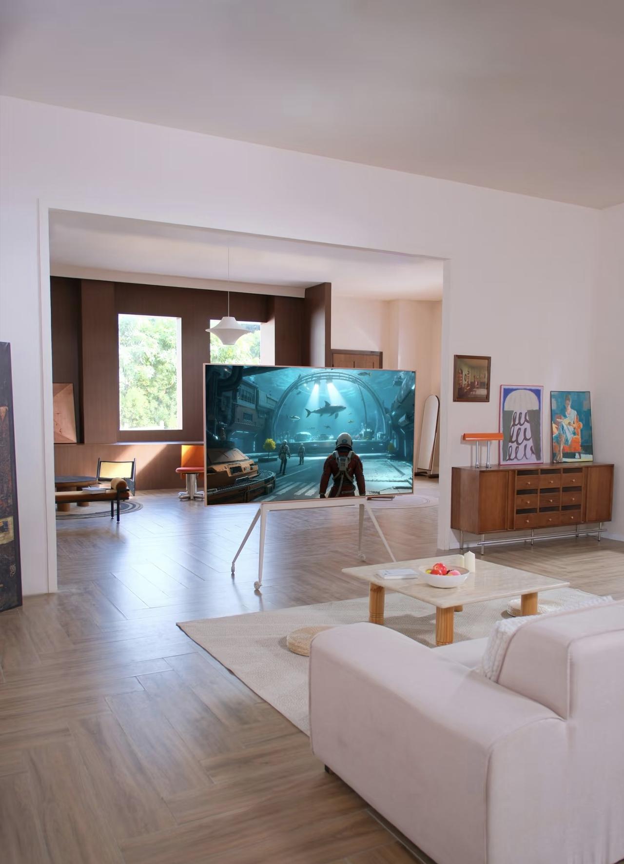 你家客厅的大黑屏，是不是也总让家里显得沉闷？

从前我总觉得电视是个矛盾的存在，