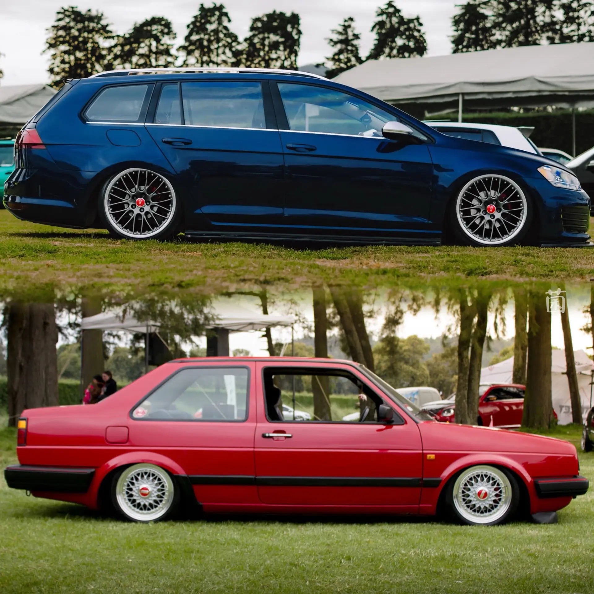双门jetta & 五门 golf.