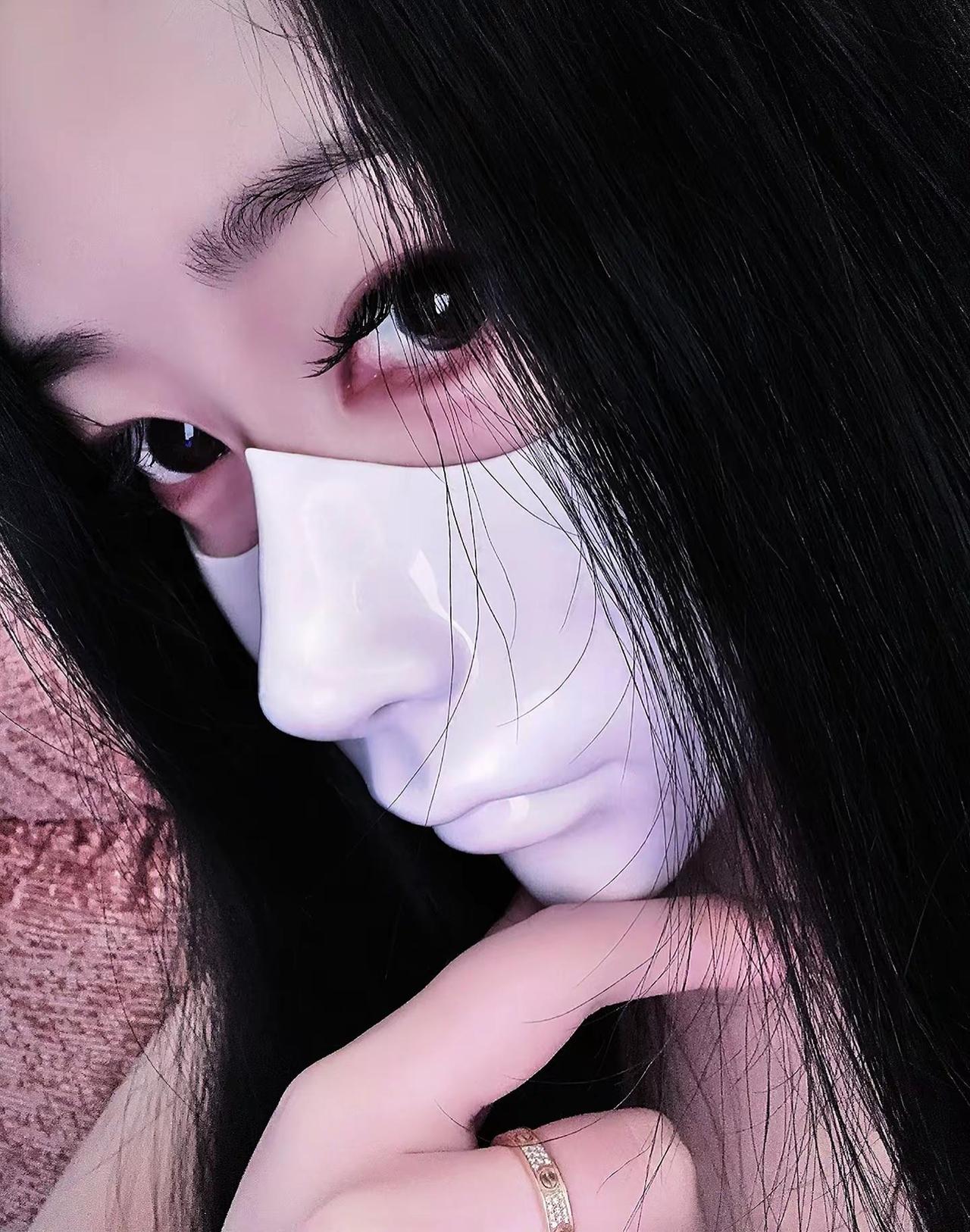 面具之下 🪽 半覆面  眼妆 fyp
