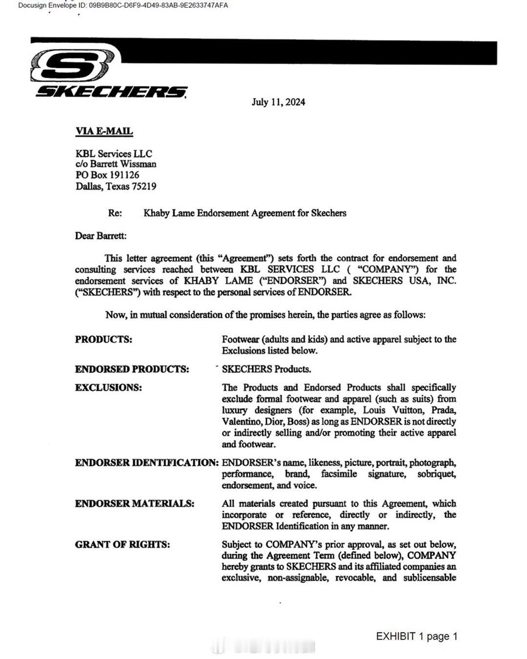 斯凯奇起诉无语哥 Khaby Lame。根据协议，Skechers 将在两年内向