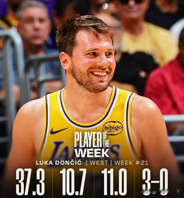 今日NBA官方公布了上周周最佳球员名单，他们分别是西部的东契奇和东部的阿德巴约！