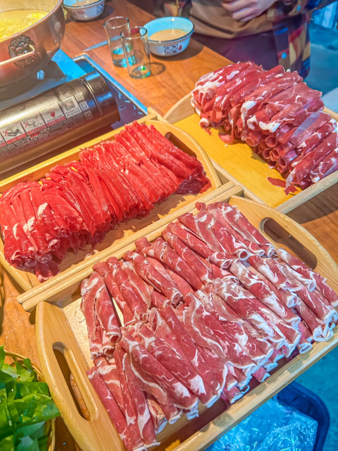 张家口入冬第一顿涮肉配白酒