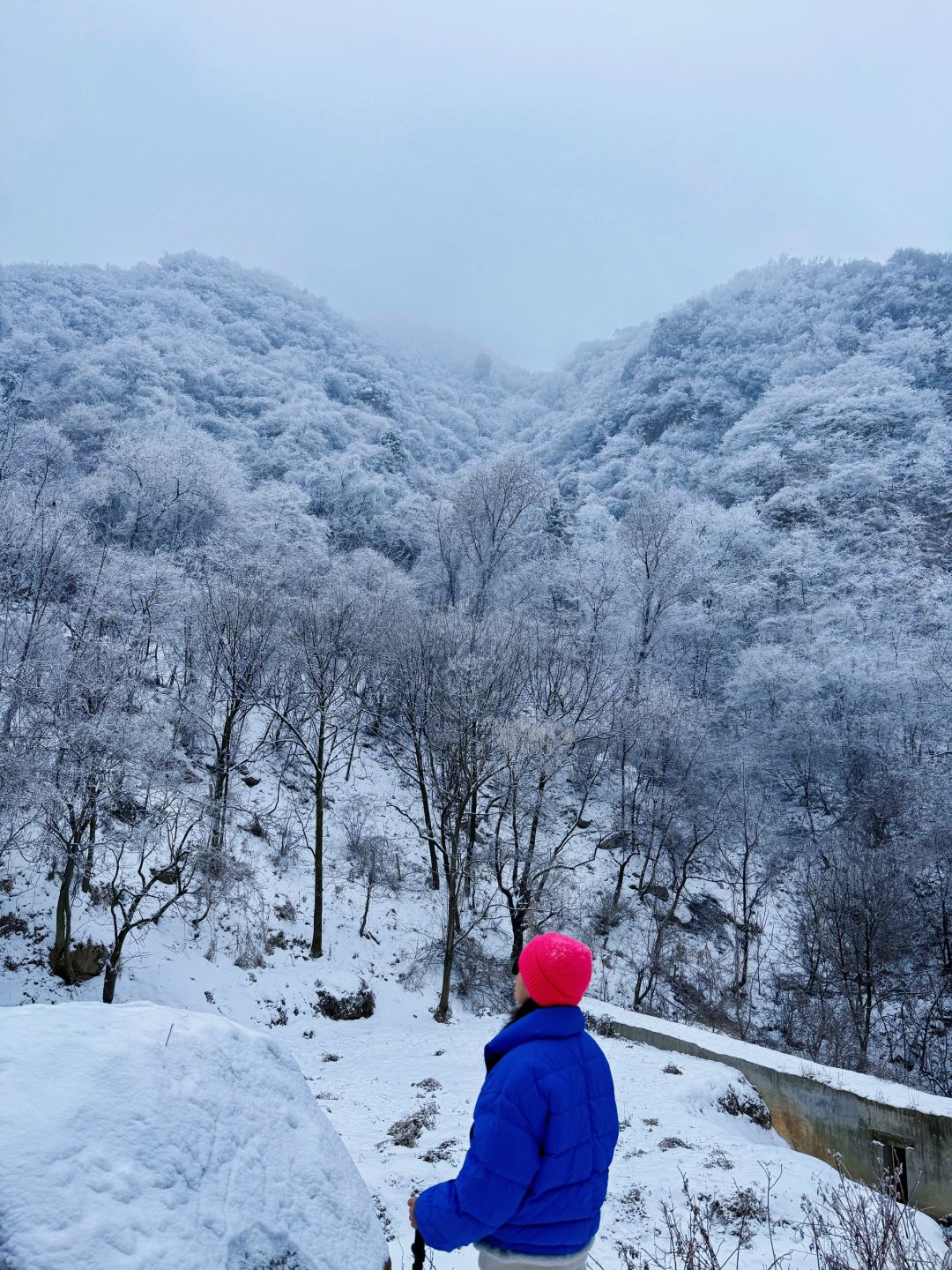 西安周边1h天然玩雪地✅雪景真的太棒啦‼️