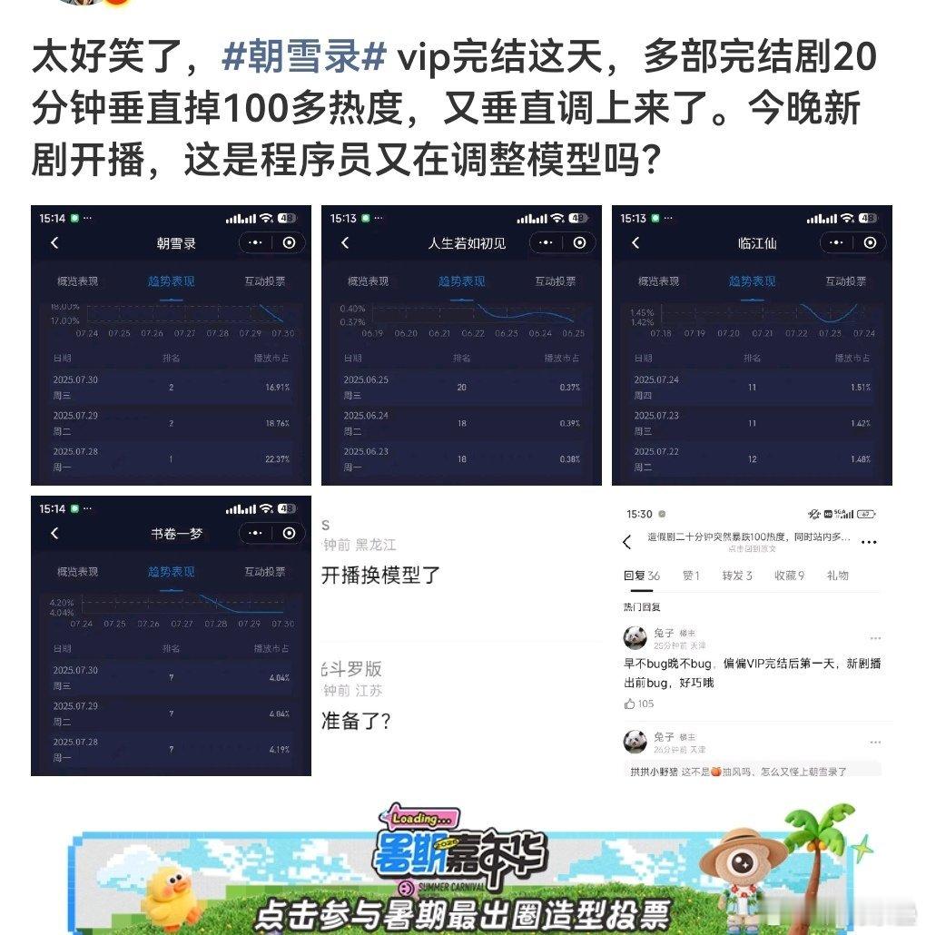 无所谓啦.所以女将星那边起码鹅目前看起来还不会像临江仙朝雪录一样“瞎搞” ​​​