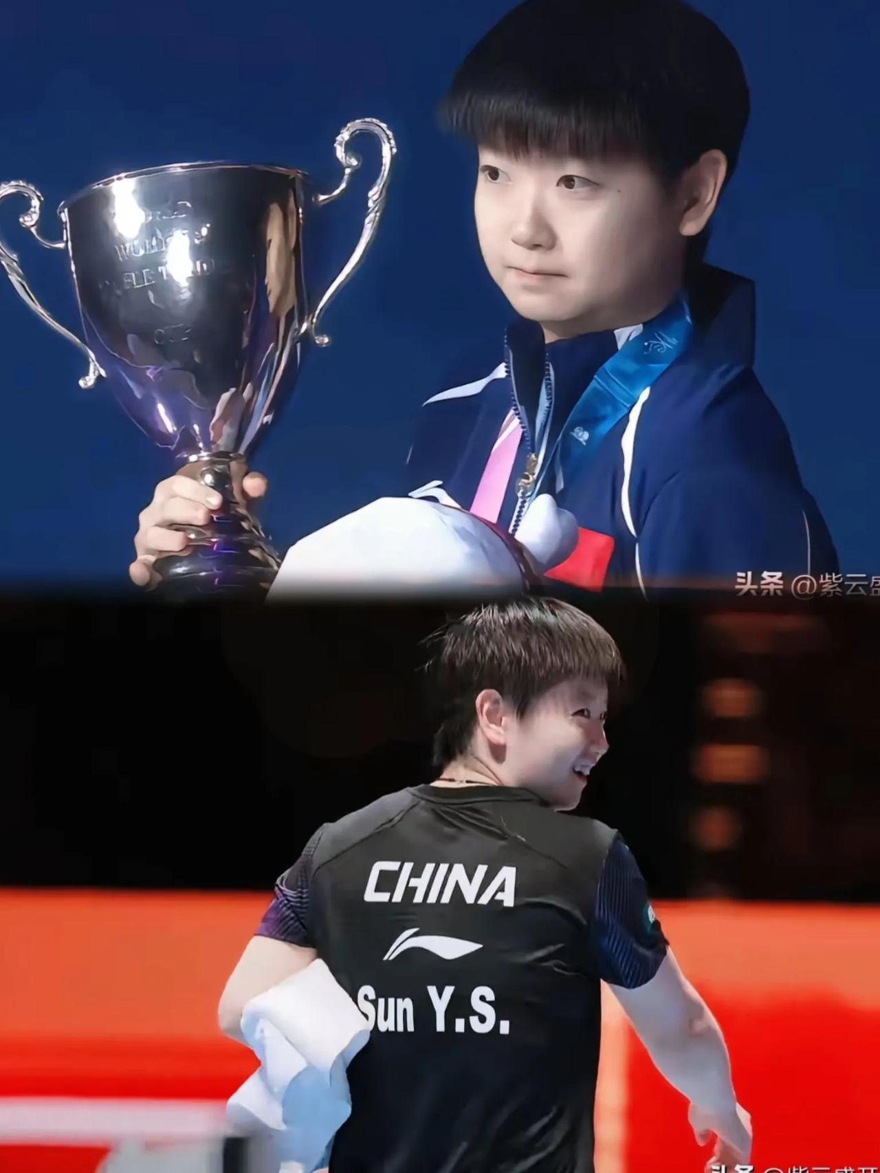 刚刚打完的澳门世界杯，孙颖莎又毫无悬念地登顶了。

看着赛后爆出的三大收获，只能