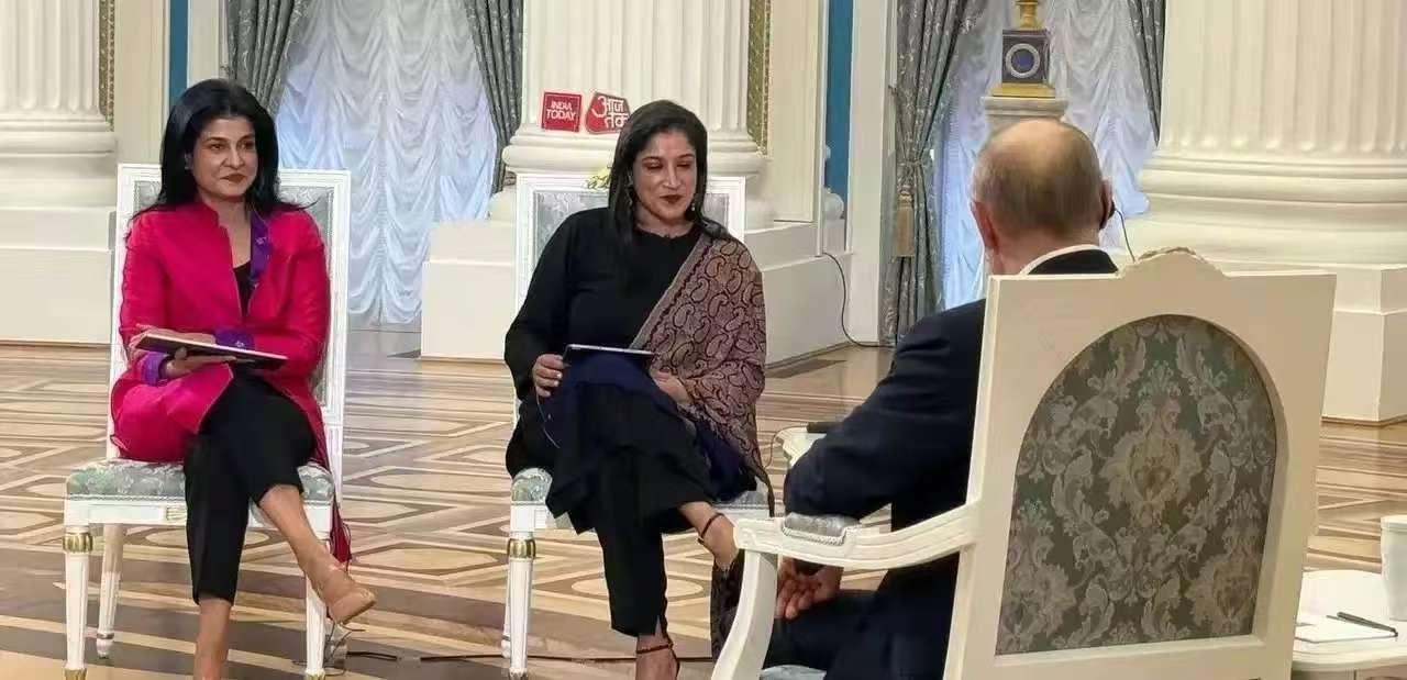 普京，我不羡慕他的政治资历

也不羡慕他的外交手段

但是听到他回应印度记者的那