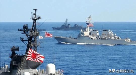 日美摆出登陆架势，真正是想掐住我国远洋出路！

日美自今日起在冲绳以南海域启动两