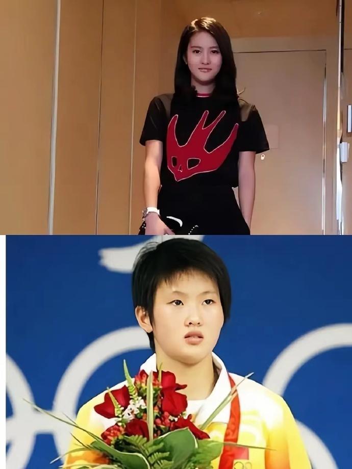 女运动员退役之后她们就可以尽情的打扮自己，简直像换了一个人 ​​​