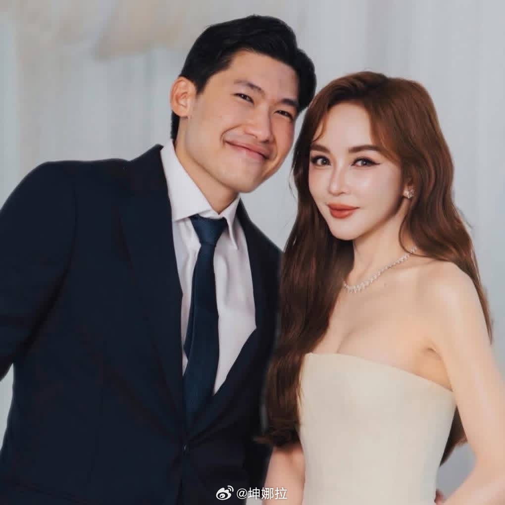 泰星Poei携小男友出席婚礼贝贝姐携已官宣小男友出席Gwang与Hiso婚礼，两