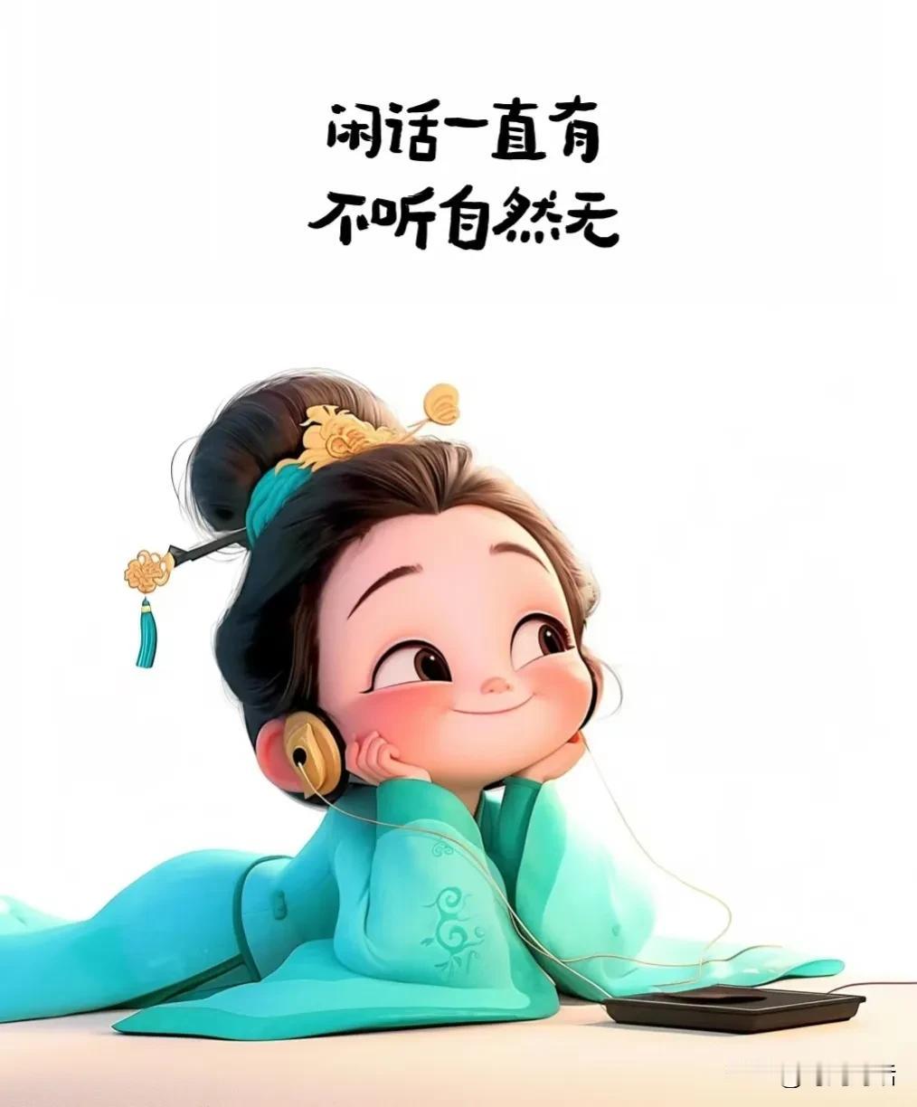 在这个喧嚣的世界里，闲言碎语如影随形，无处不在。
有人说，闲话一直有，不听自然无