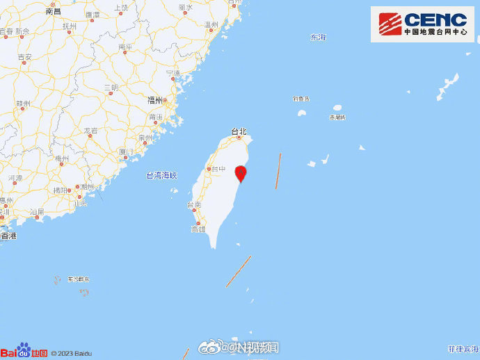 【#台湾附近7.4级左右地震#】中国地震台网自动测定：04月03日07时58分在