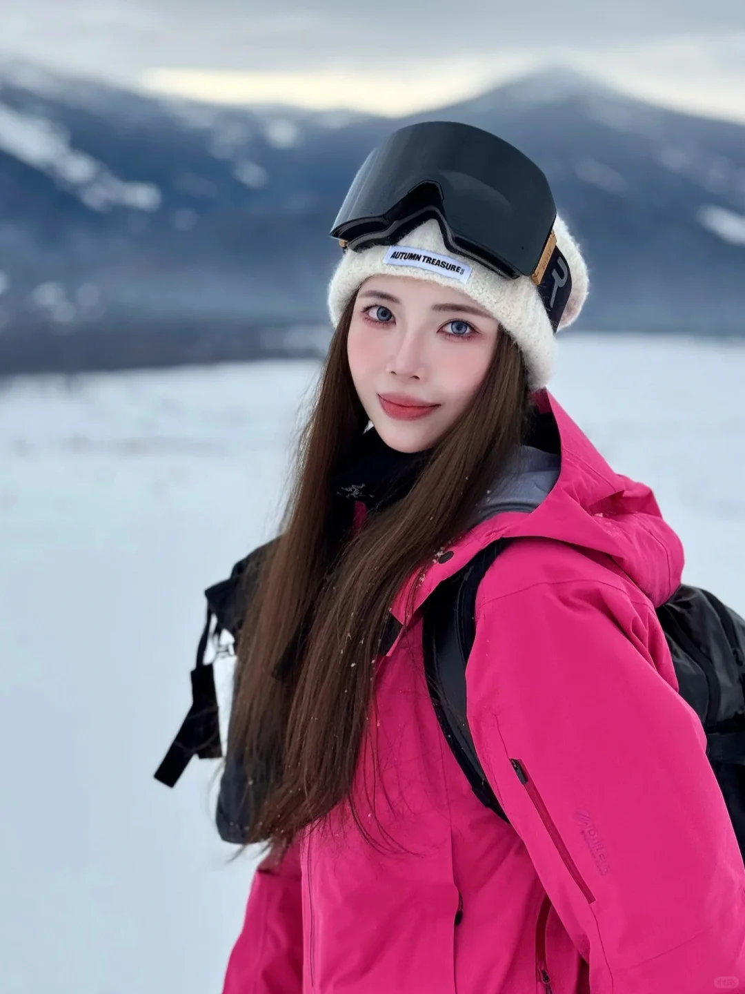 在雪场拍出了人生照片