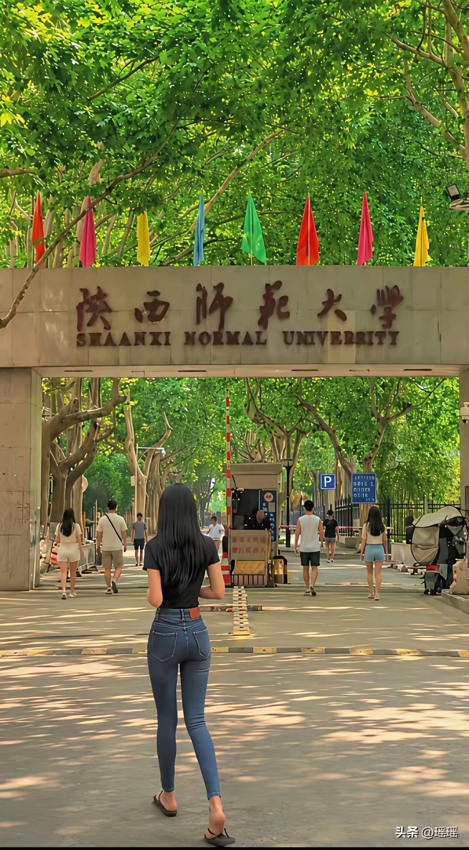 路过当年的目标大学。这是一辈子的遗憾啊！