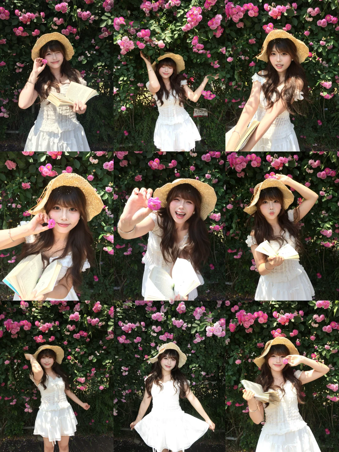 存一些花墙拍照姿势🌸