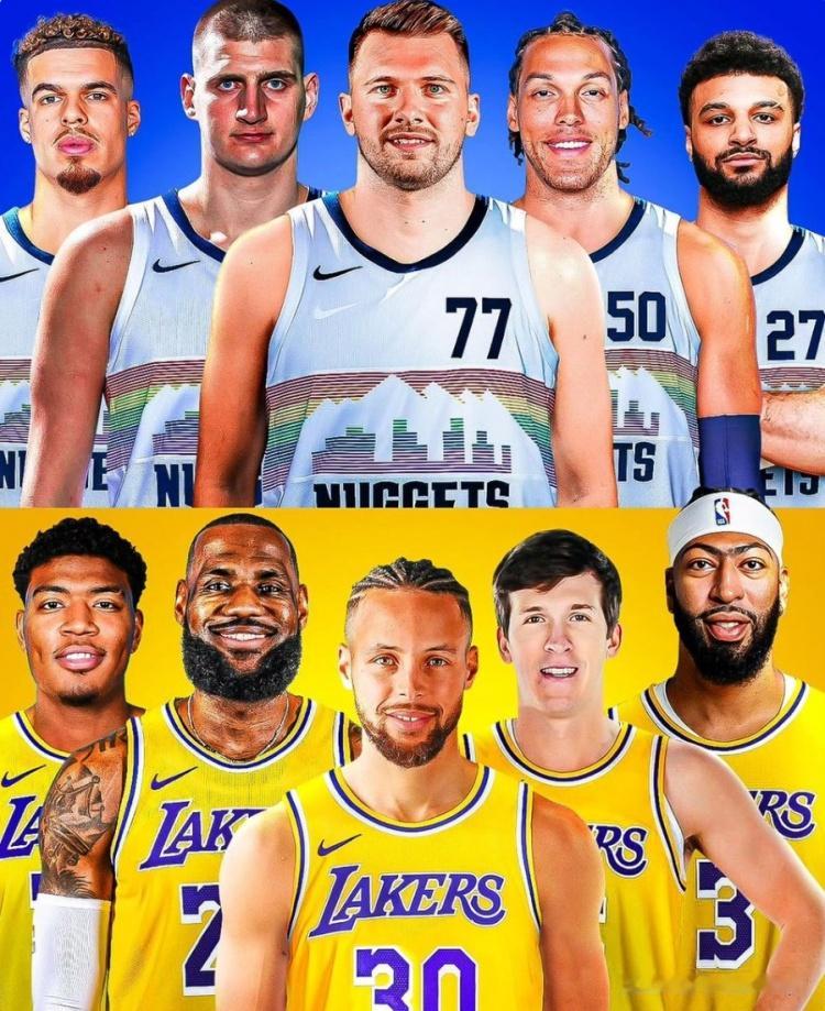 若东契奇加盟掘金VS库里加盟湖人 7场4胜哪一队能赢？#东契奇##库里##湖人#