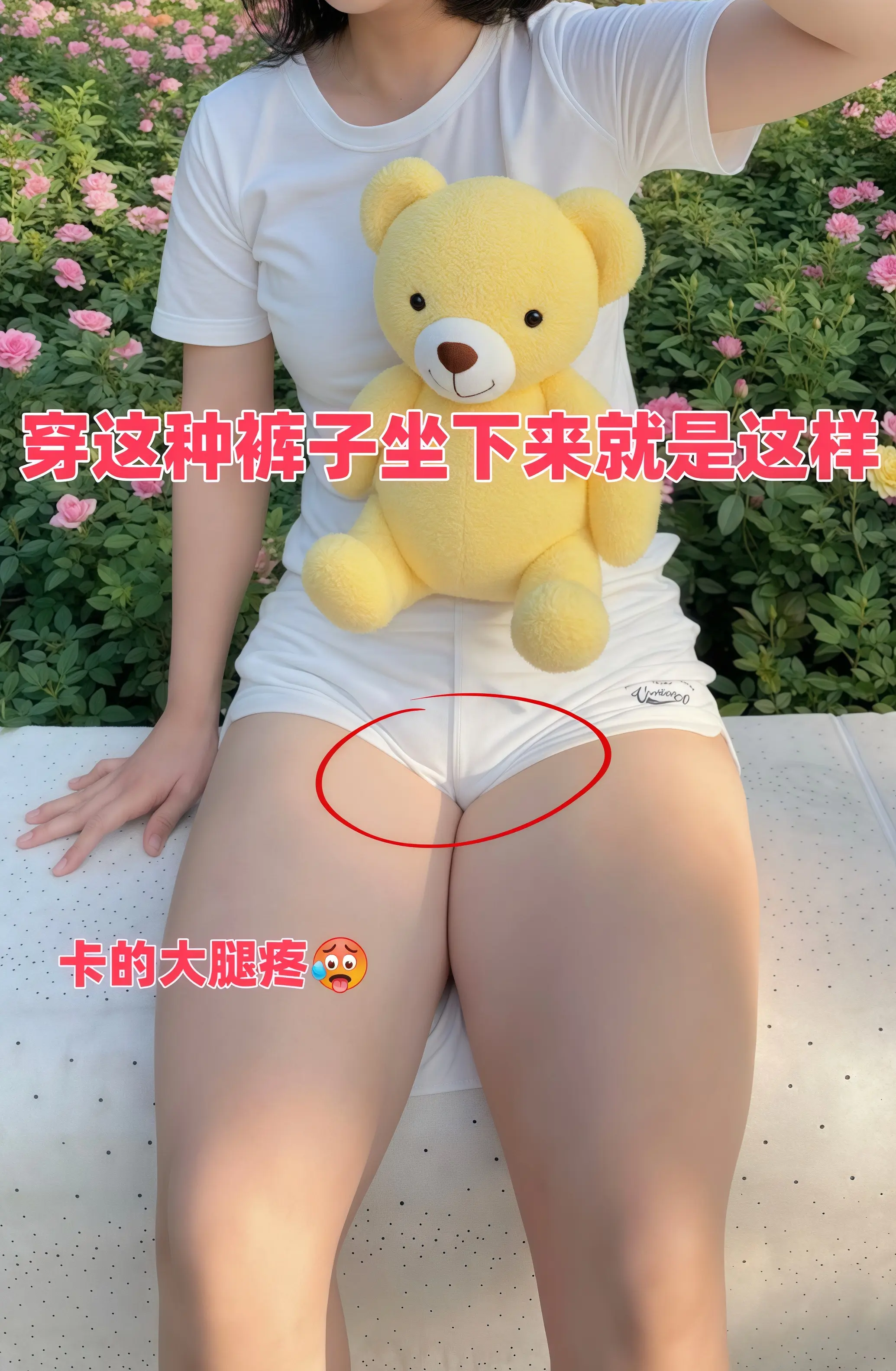 姐妹们，我找到今年夏天最绝的短裤啦!这面料冰冰凉凉的，热死人的30度穿...