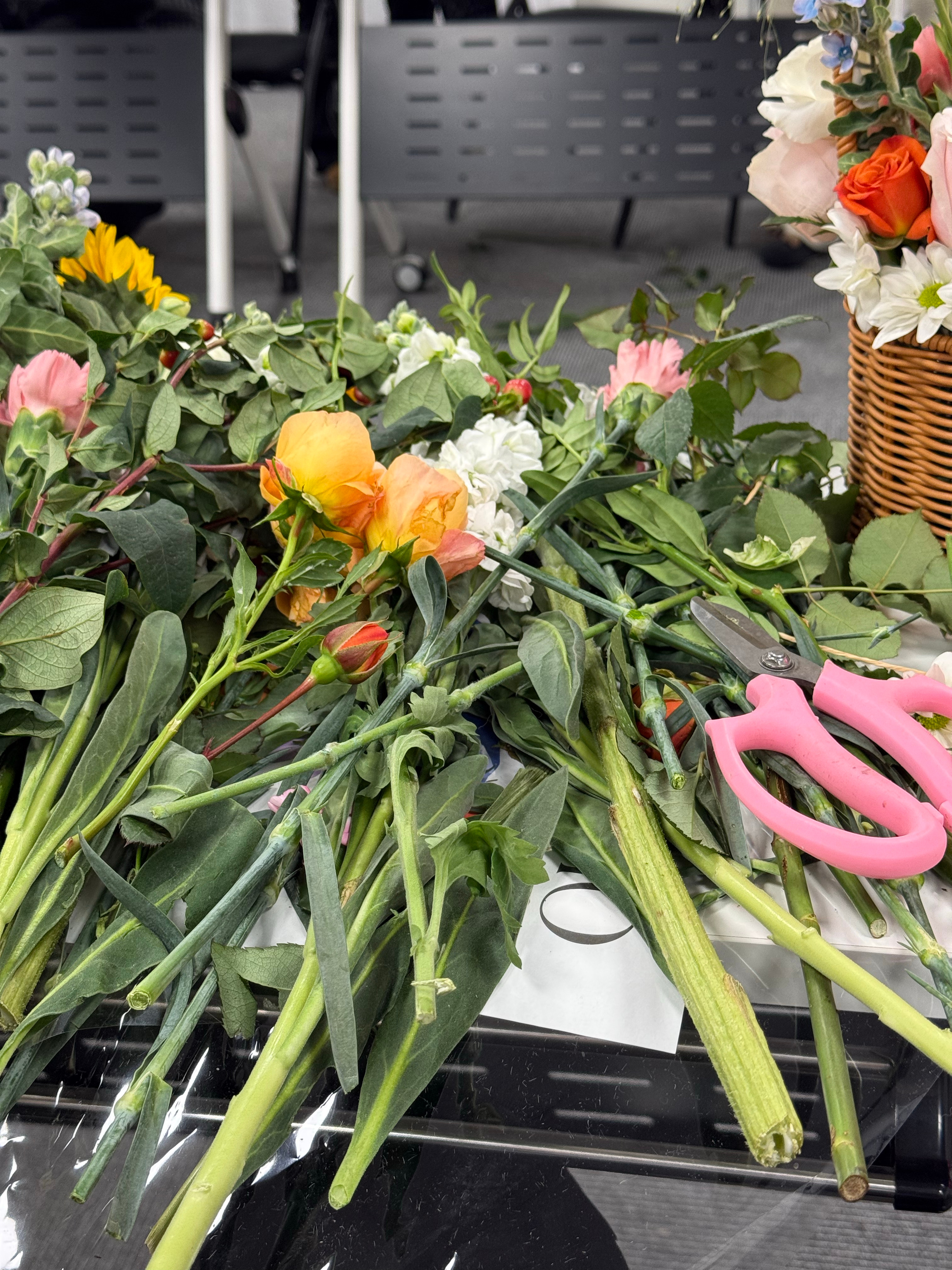 插花课and 我的杰作 