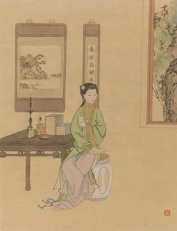 上联：闺阁清雅书常阅
下联：[玫瑰]

网络图片/诚谢侵删