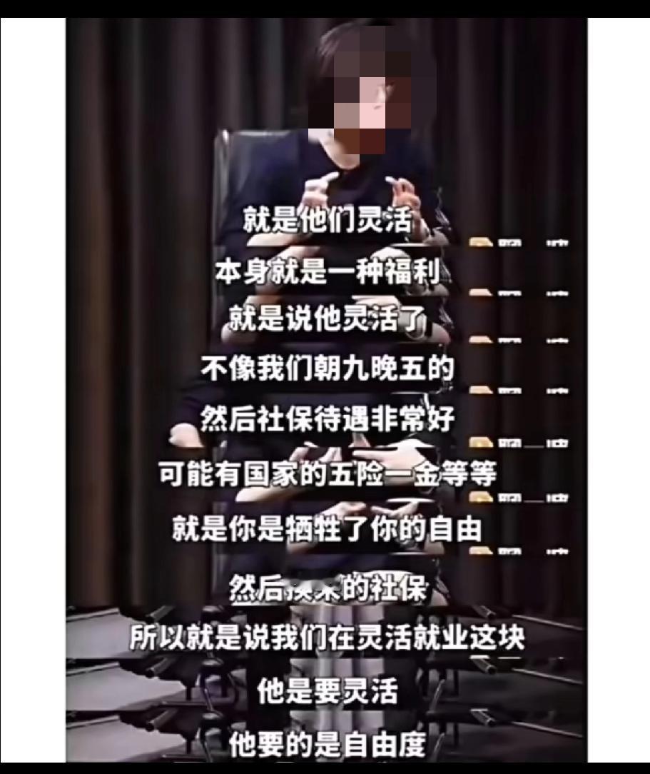 告知张某某副教授，什么叫灵活就业，无固定工作，无固定收入，长期在焦虑症状态下苟活