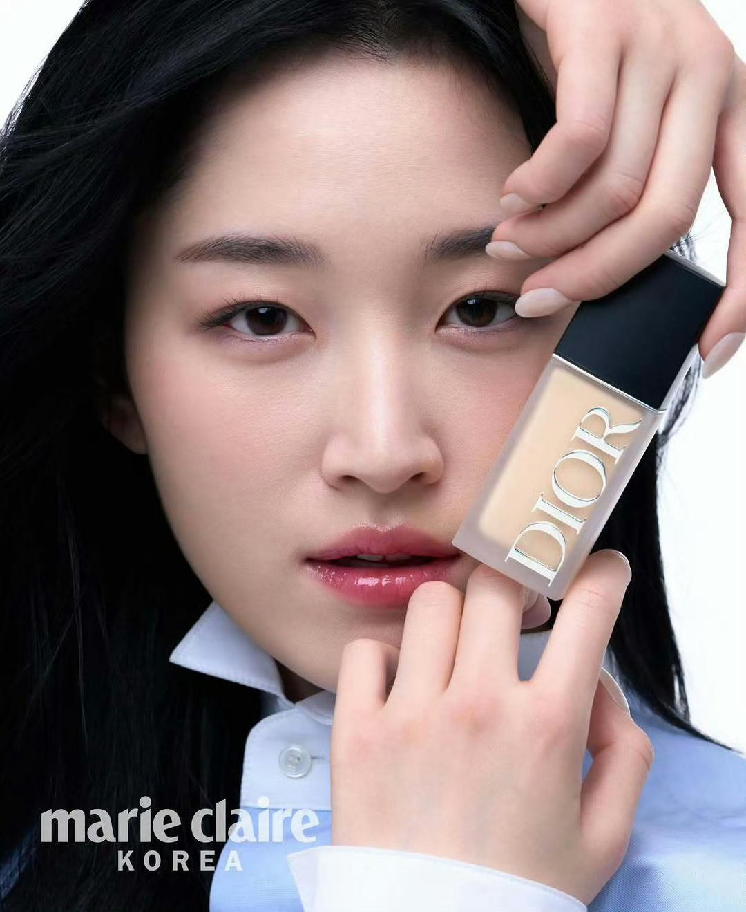 姜汉娜/元志安 Marie Claire Korea x Dior Beauty