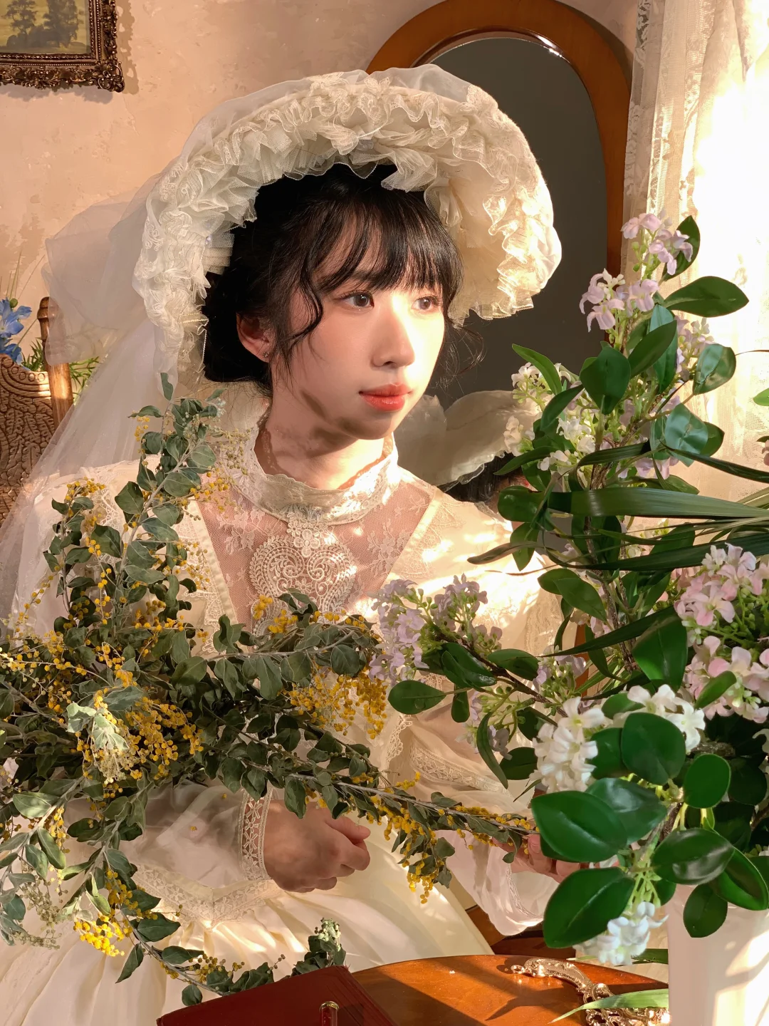 复古婚纱油画少女🎞️东莞法式写真