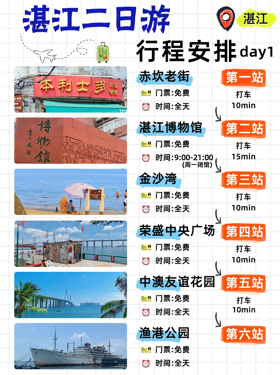 湛江两日游攻略🌊人均500玩转海滨小城
