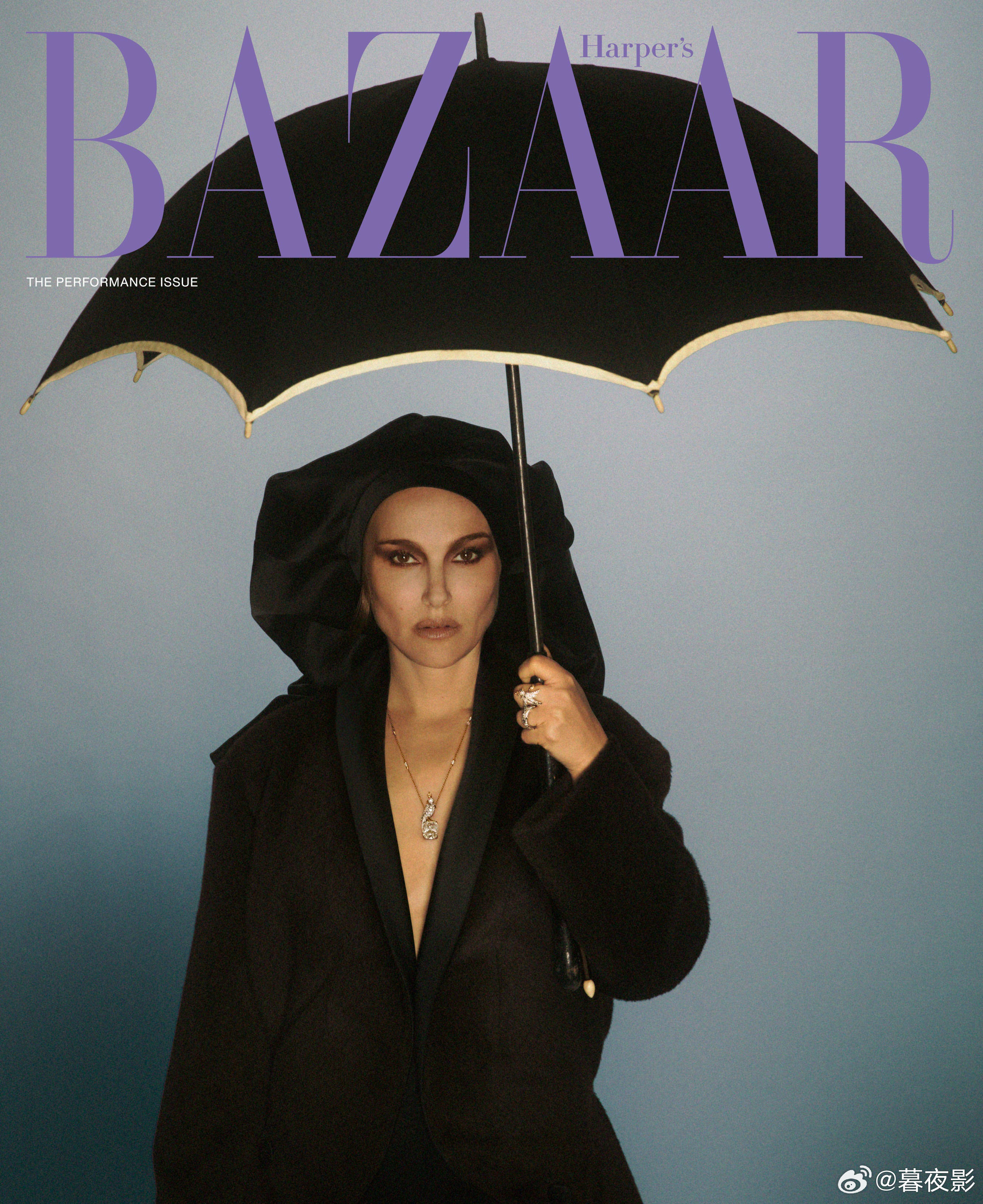 娜塔莉波特曼登上《Harper's BAZAAR》杂志银十刊封面及写真！！ 