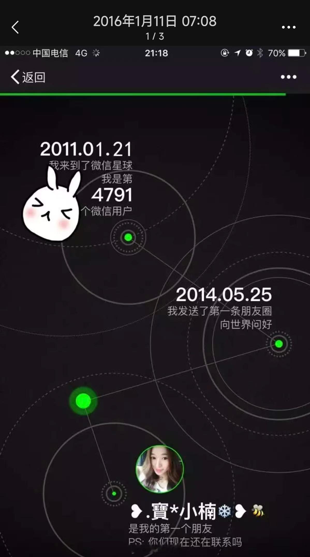 微信发布15周年了，我是第4791个微信用户。现在是不得不用。 深圳