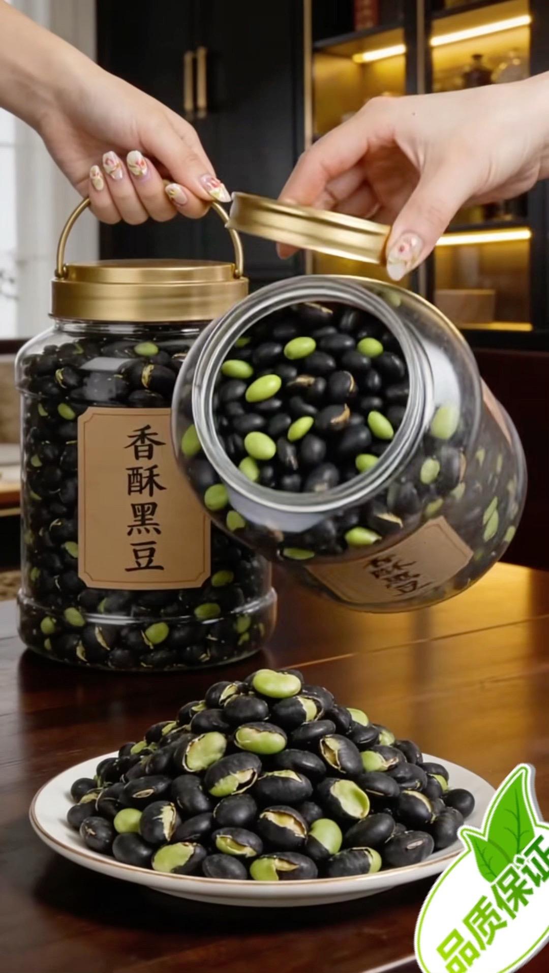 香酥黑豆 香酥脆爽 现炒现发
