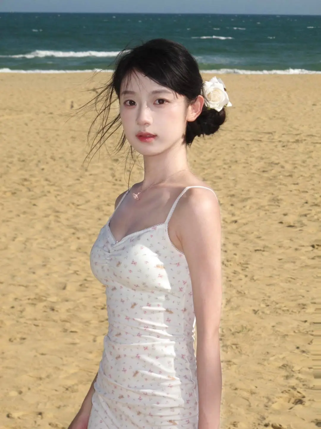 过去已成过去从来没有意义 分享照片 少女感 海边拍照 氛围感