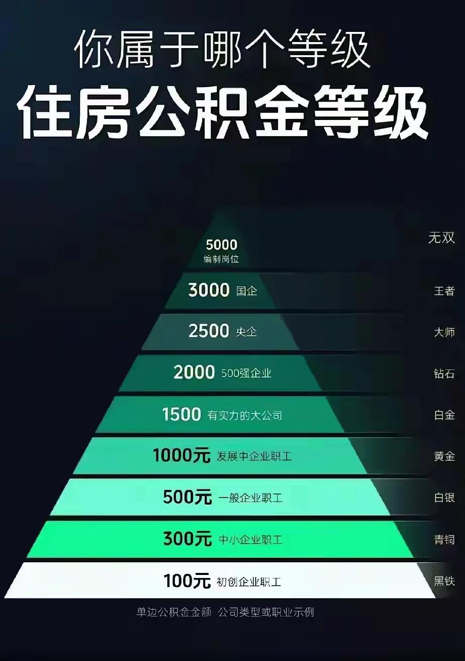 住房公积金单边1000以上的都是些什么人啊？为什么我300不到？[流泪]
有公积