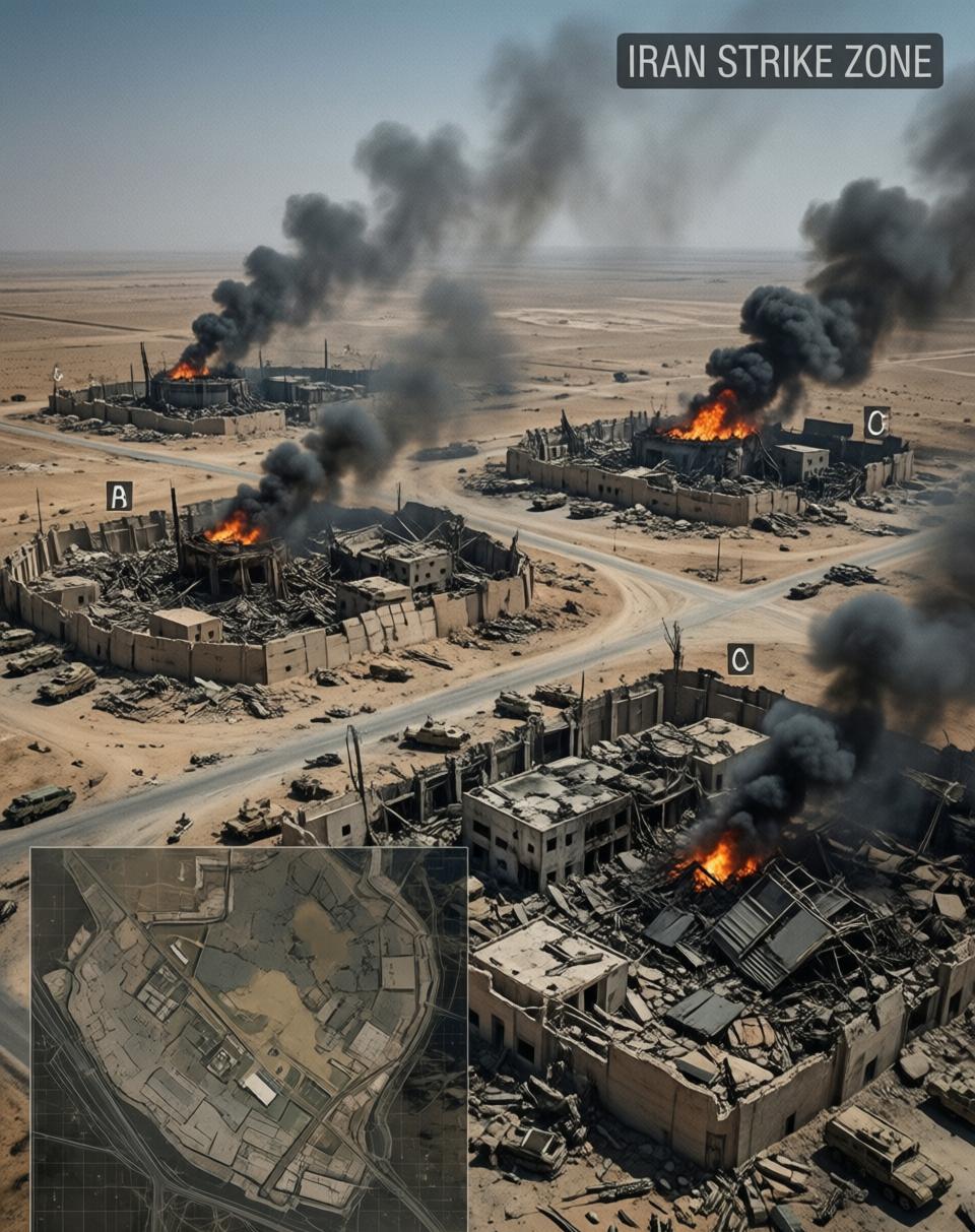 伊朗这次没光靠嘴说，直接甩出了卫星图。

3月19日，随着“真实承诺-4”行动推